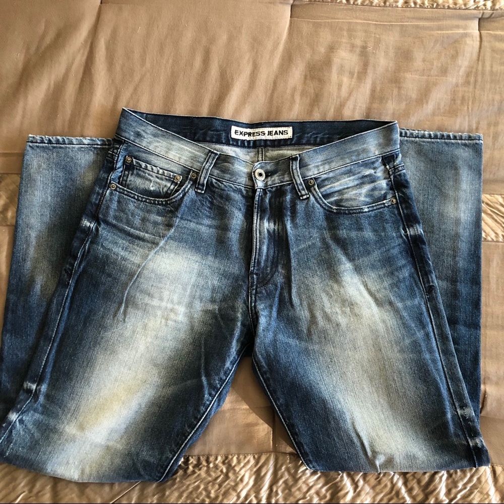Men Express Jeans Size 31x30 Straight